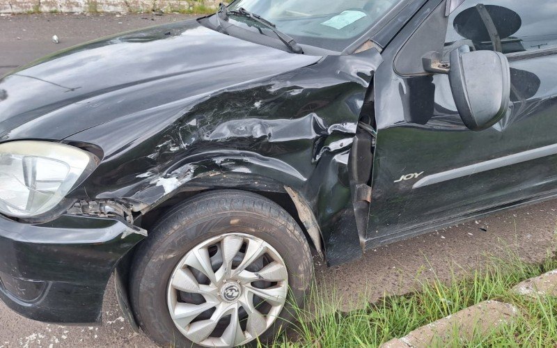 Acidente com motociclista ferido na RS-239, em Campo Bom