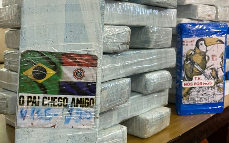 Drogas apreendidas na operaÃ§Ã£o Per La Madre 