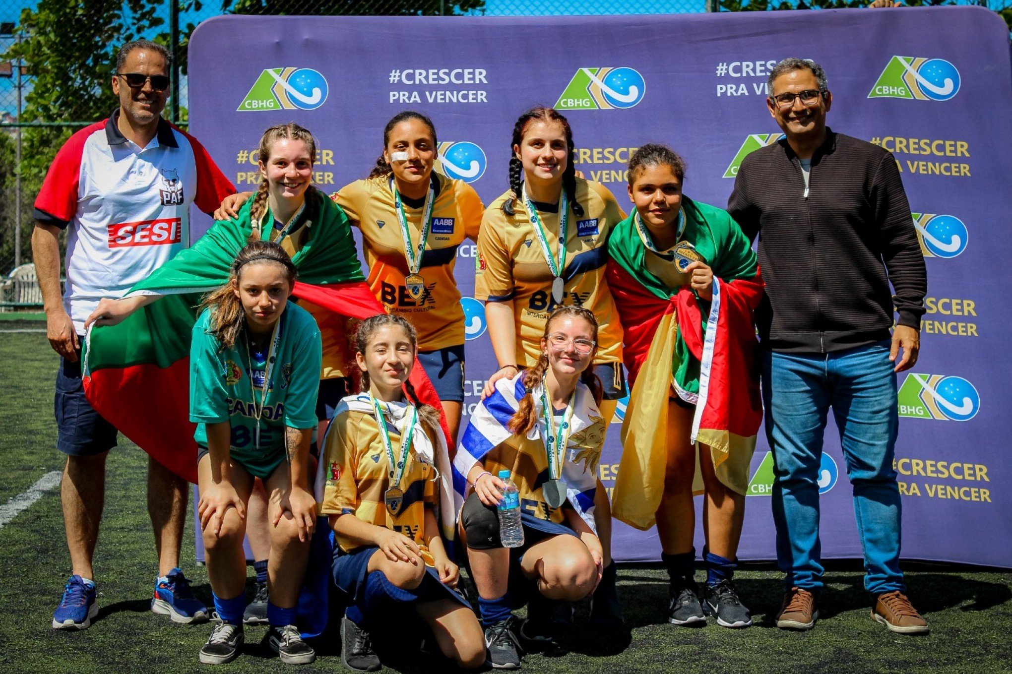 "Estamos entre os melhores do Brasil", destaca técnico das equipes de Canoas após medalhas no hóquei sobre a grama