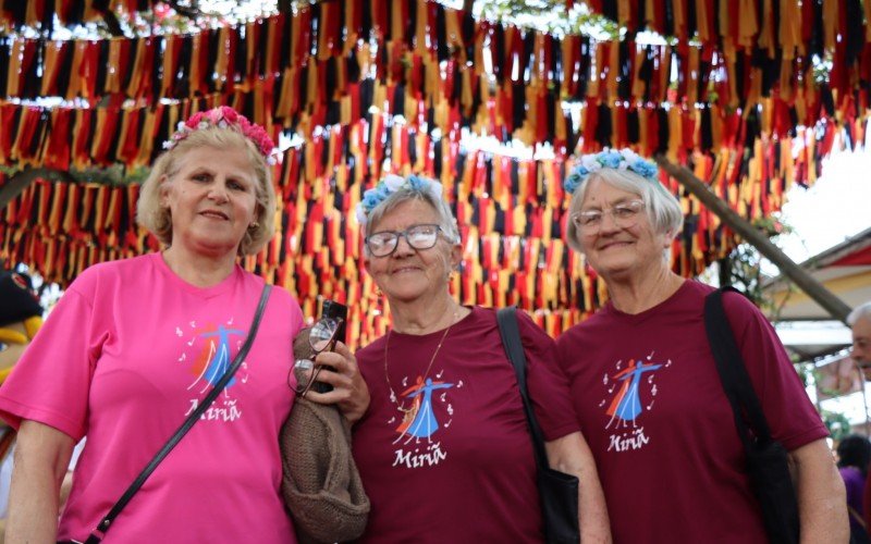 De Pelotas: Vera Weber, Rutilda Matheus e Gisela Milke