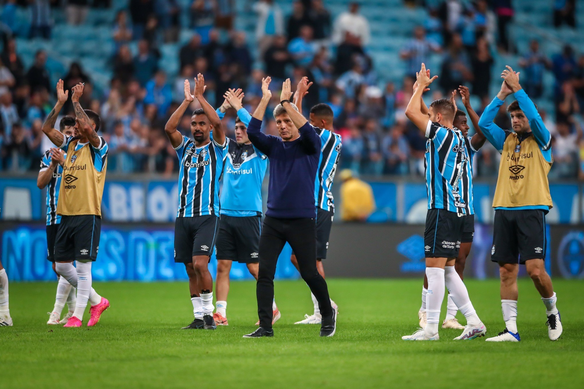 "Foi uma grande vitória", diz Renato Gaúcho sobre resultado contra o Flamengo