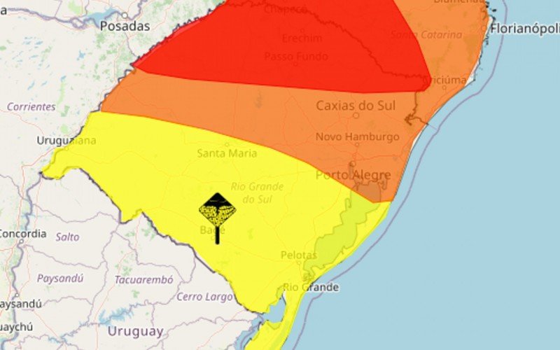 Inmet emite alertas de tempestade para o Rio Grande do Sul | Jornal NH