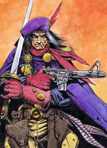 O personagem Grimjack, no traço de Timothy Truman | Jornal NH