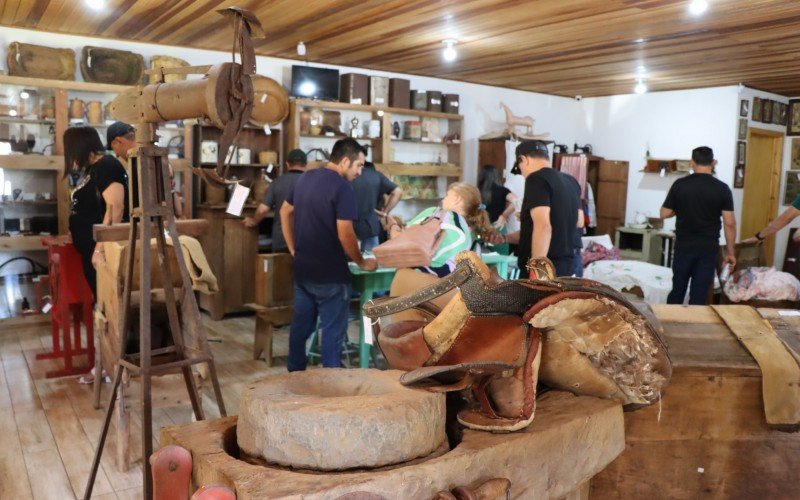 Museu foi um dos espaÃ§os mais concorridos da Festa da ImigraÃ§Ã£o Polonesa