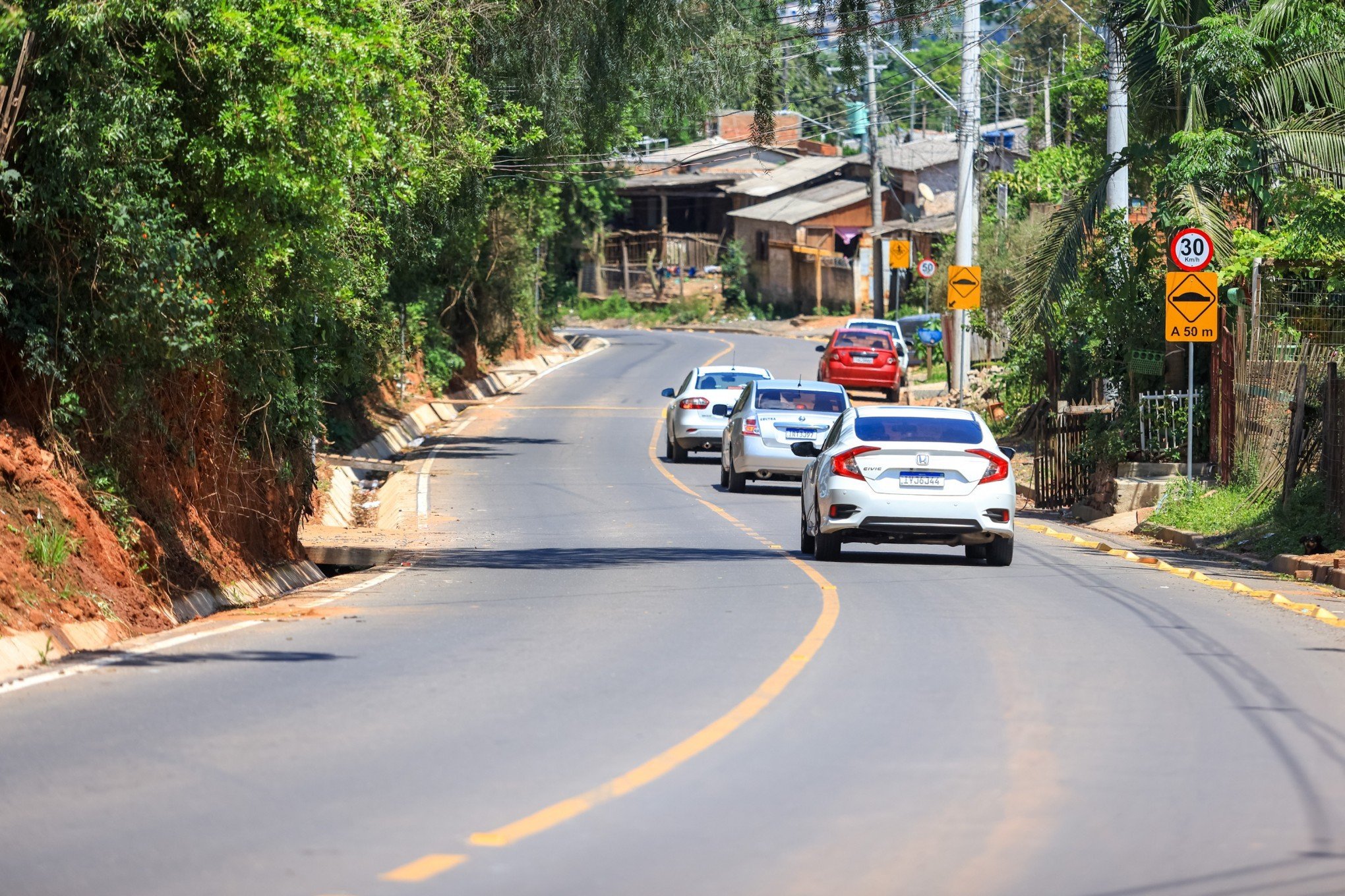 Com recursos do Pavimenta, Ã© inaugurada asfaltamento da Avenida Justino Camboim, em Sapucaia do Sul
