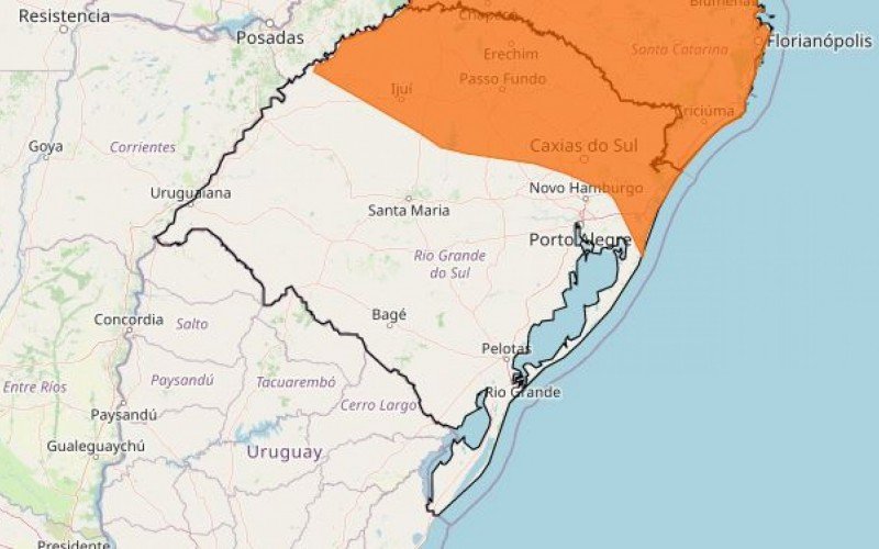 Além de grande volume de chuva, há risco de vento forte e queda de granizo | Jornal NH