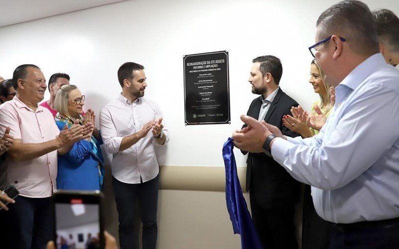 A inauguraçãoi contou com a presença do governador Eduardo Leite e de outras autoridades