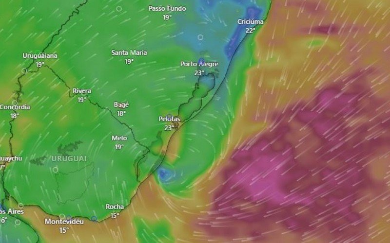 Mapas indicam formação de ciclone no sul gaúcho ao longo da sexta-feira | Jornal NH