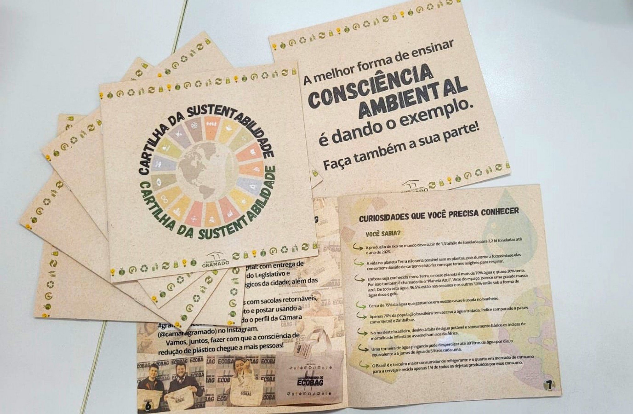 Cartilha de Sustentabilidade para conscientização ambiental é lançada pela Câmara de Gramado