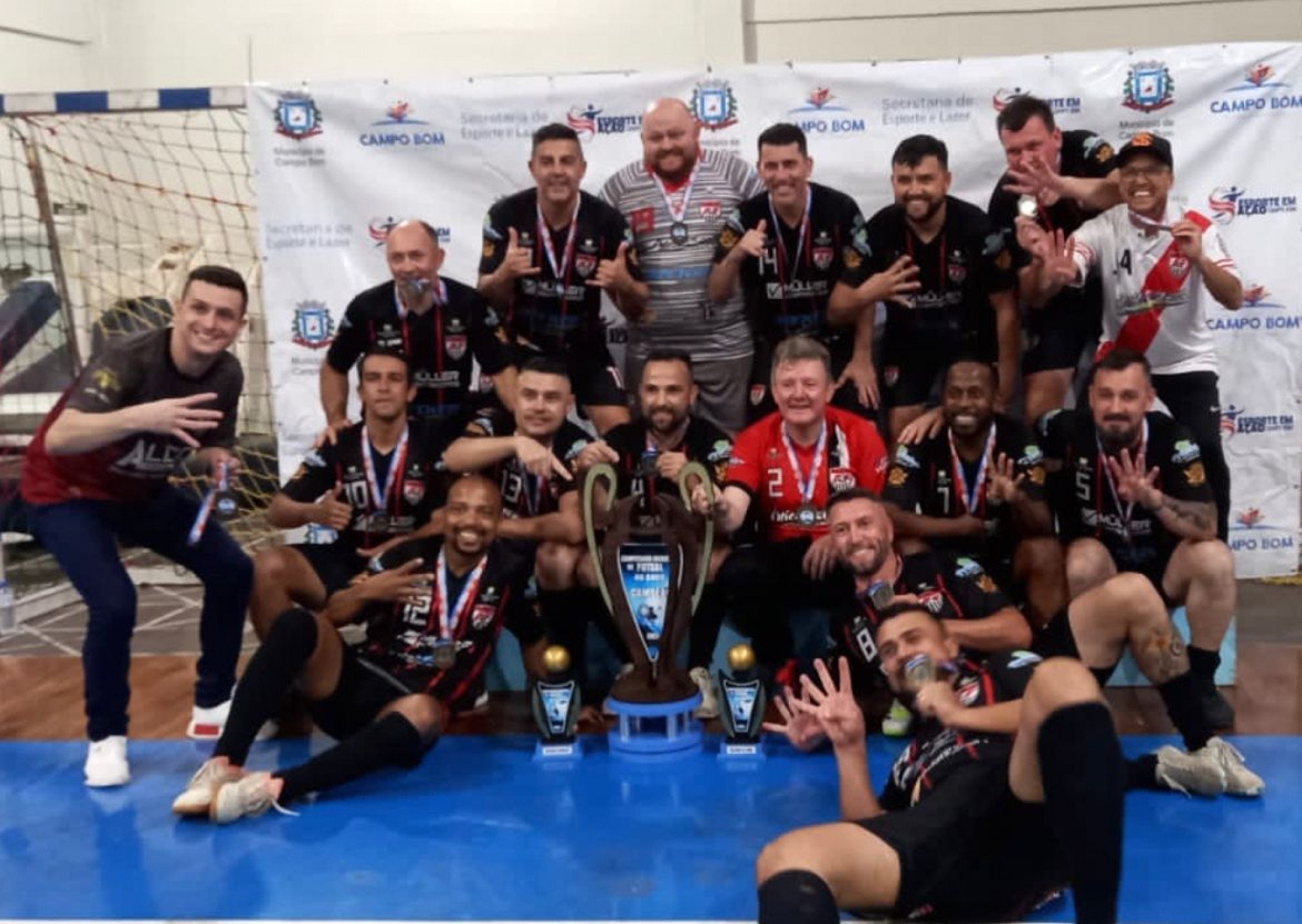 Atlético é campeão do Municipal de Futsal 40 anos de Campo Bom