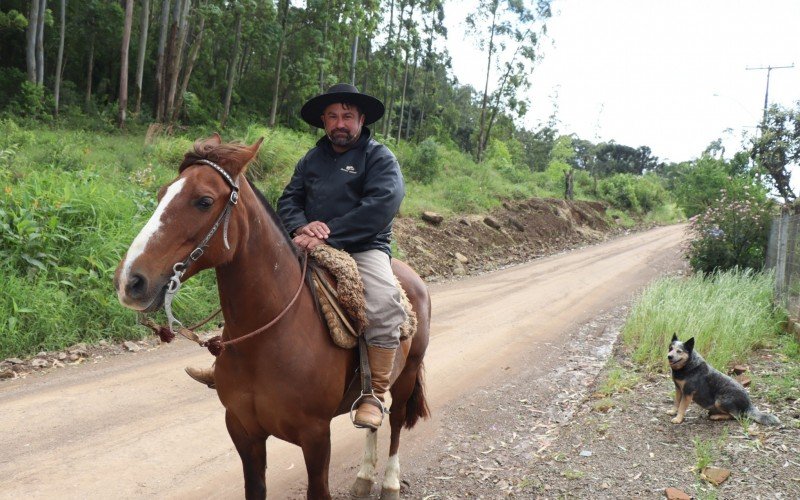 Agricultor Luciano Pomié, 45 anos | Jornal NH