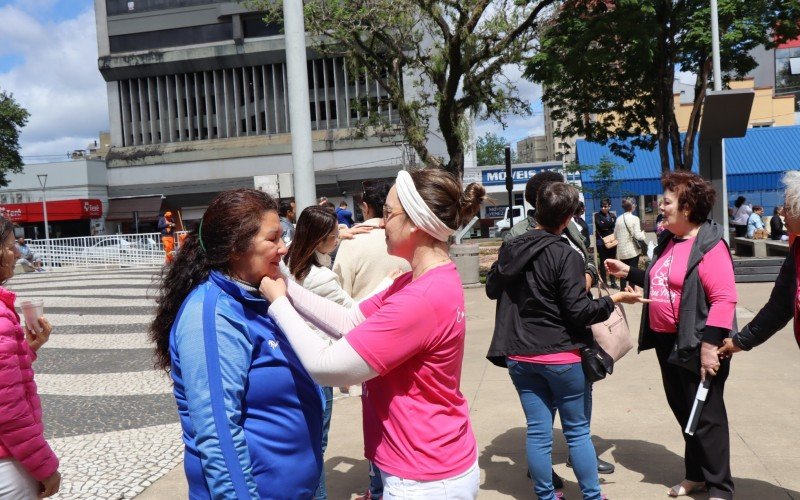 Virada Cultura na PraÃ§a do Imigrante teve aplicaÃ§Ã£o de tÃ©cnica terapÃªutica