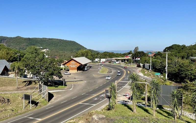 Viaduto na RS-115, em Gramado