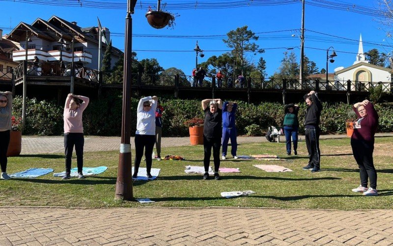 AÃ§Ãµes realizadas com idosos em Gramado