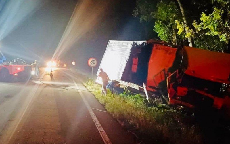 Acidente com caminhão deixou um morto e um ferido em rodovia estadual do RS | Jornal NH
