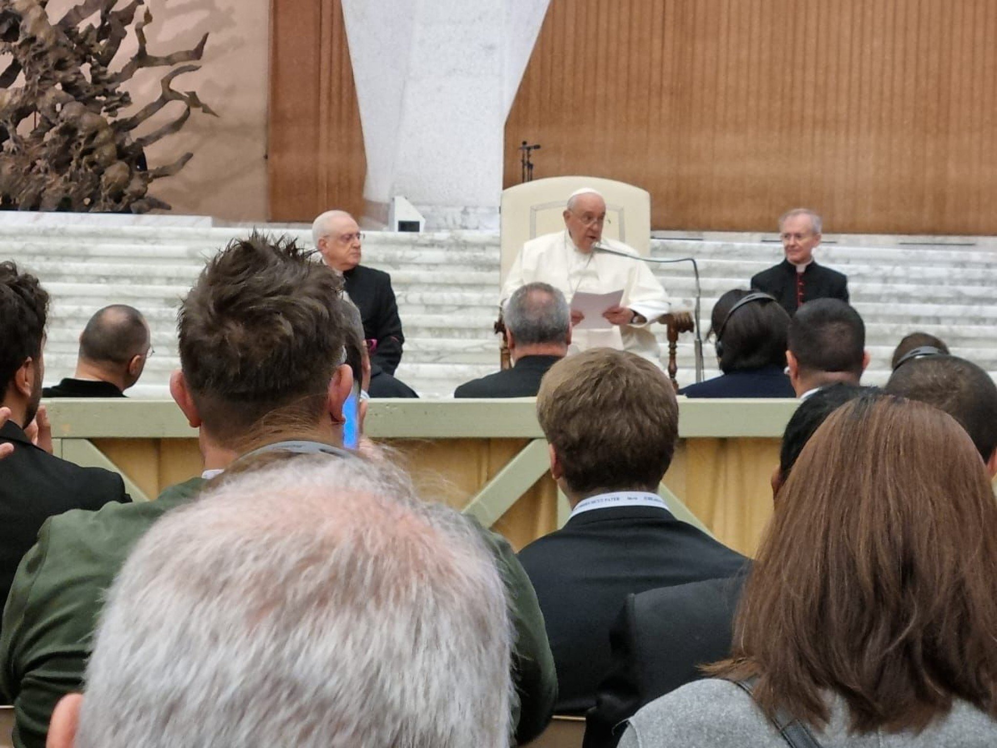 Reitor do Santuário das Mães participa de encontro com o Papa Francisco