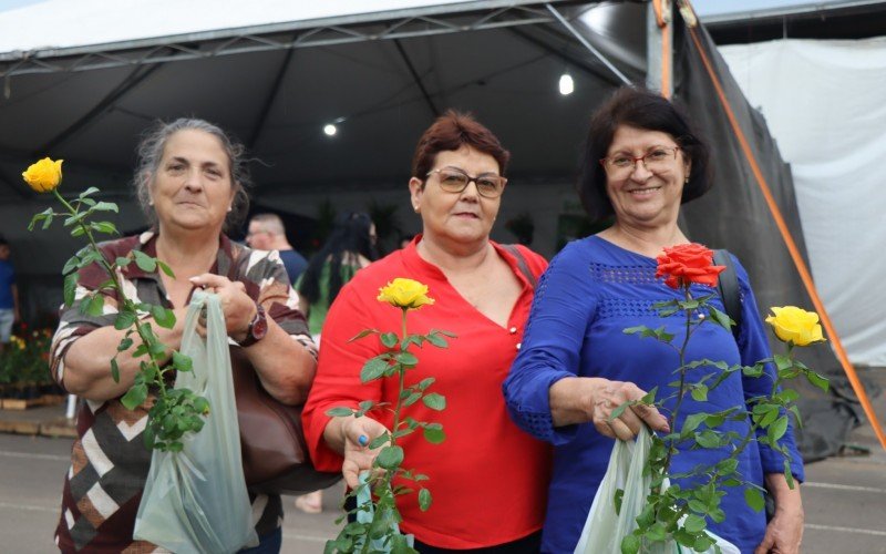 Vilma, NoÃªmia e Beatriz vieram de Sapiranga