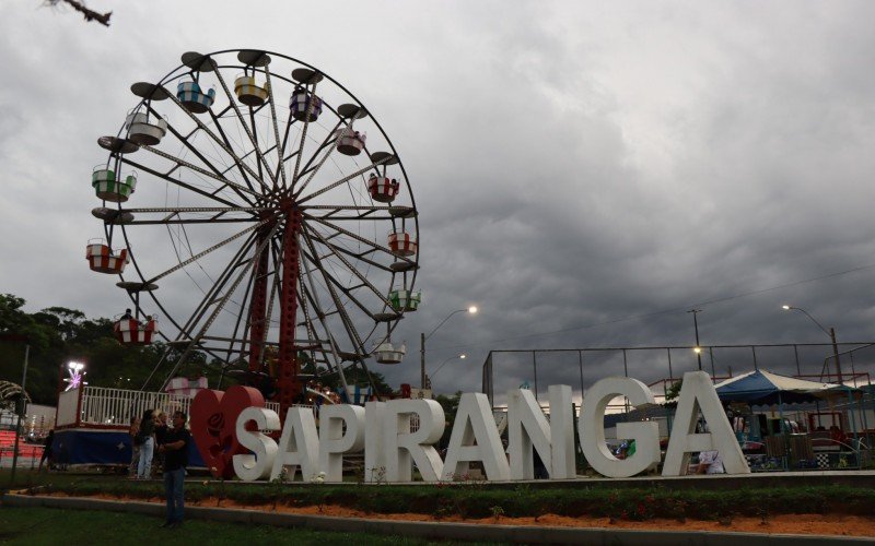 Chuva se fez presente nos primeiros dias de festa