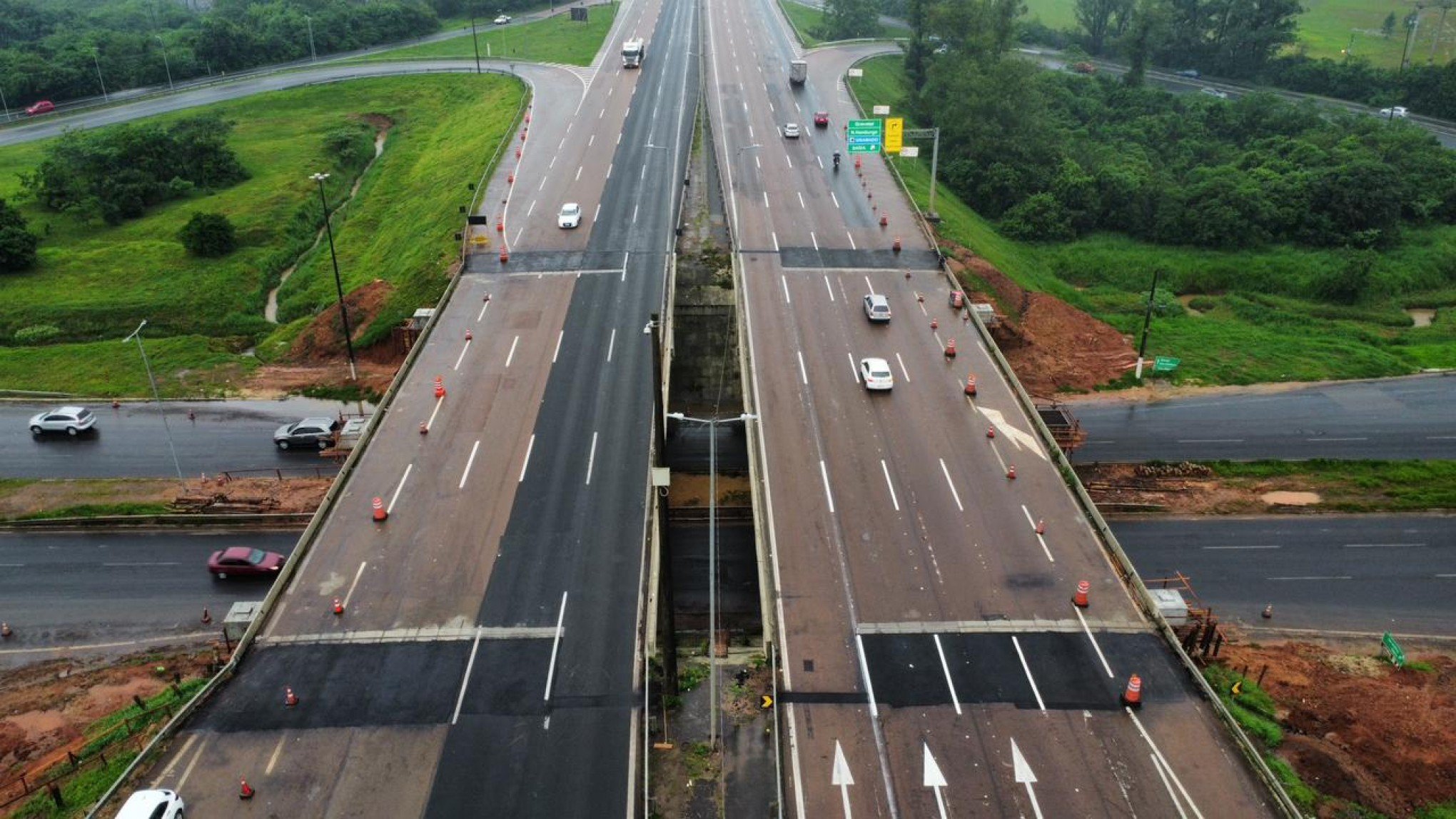 FREE WAY: Mais um trecho da BR-290 é liberado para o trânsito na região metropolitana