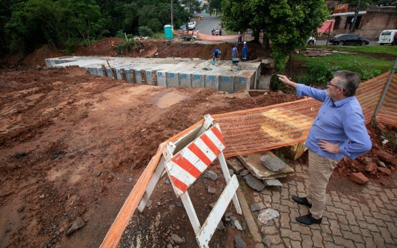 Vanazzi vistoriou as obras na tarde de quinta-feira (16) 