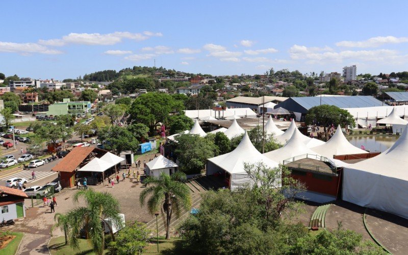 Vista aÃ©rea do Parque do Imigrante