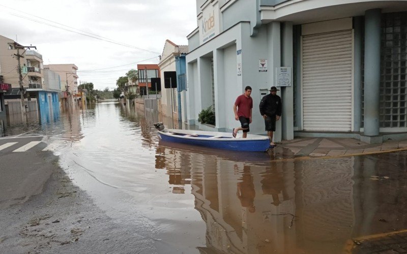 Enchente em SÃ£o SebastiÃ£o do CaÃ­