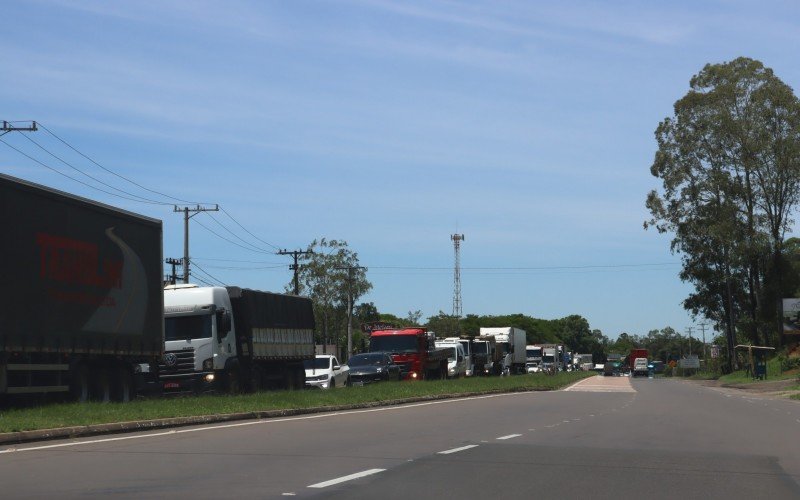 Obras deixam trânsito lento em Portão | Jornal NH