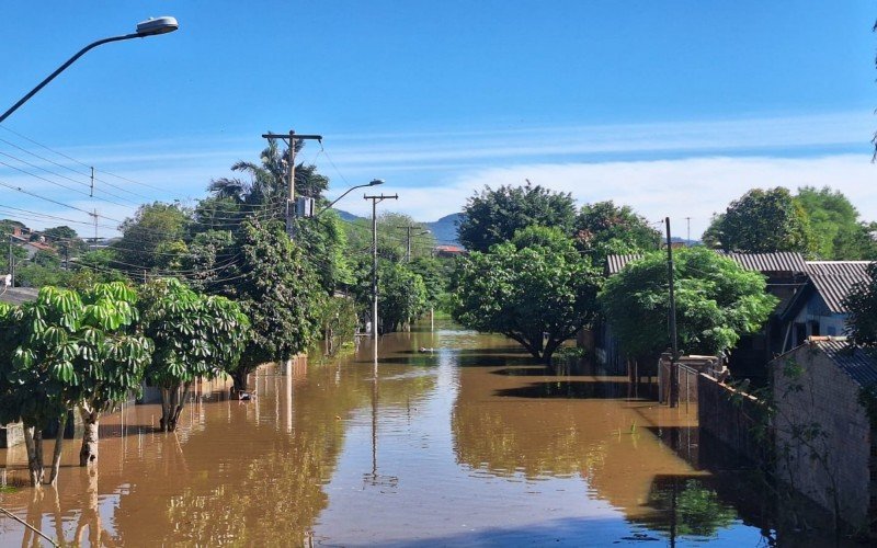 Visão da Rua Ícaro, no bairro Canudos, na manhã desta segunda-feira | Jornal NH
