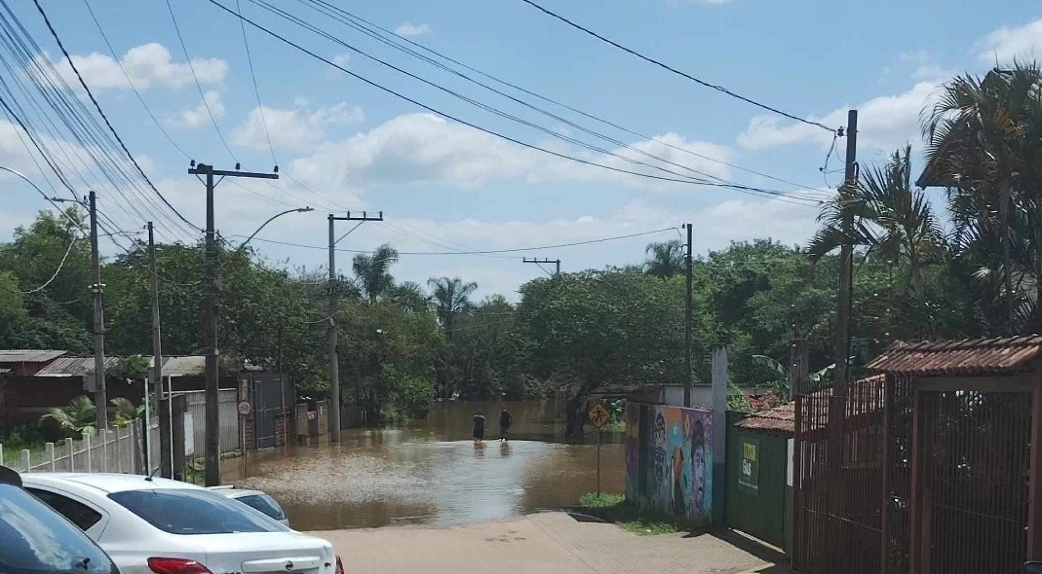 Nível do Rio dos Sinos chega a 5,49 metros e segue em elevação em São Leopoldo