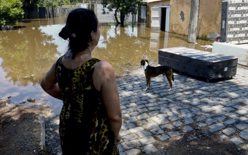 Clima é de desolação, segundo Daniela, desde o meio da madrugada desta segunda-feira (20)