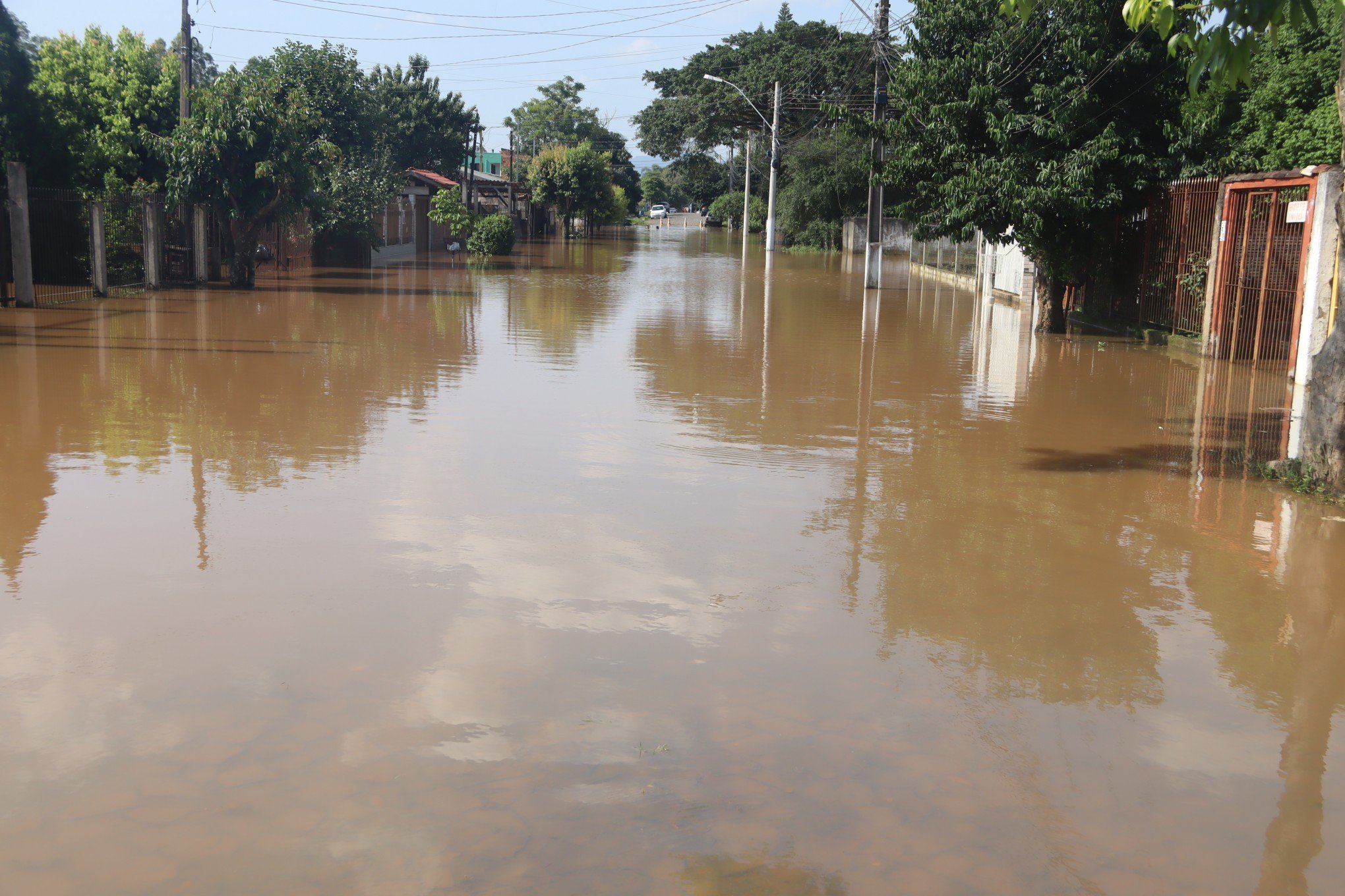 Nível do Rio dos Sinos apresenta queda em São Leopoldo na manhã desta quarta-feira