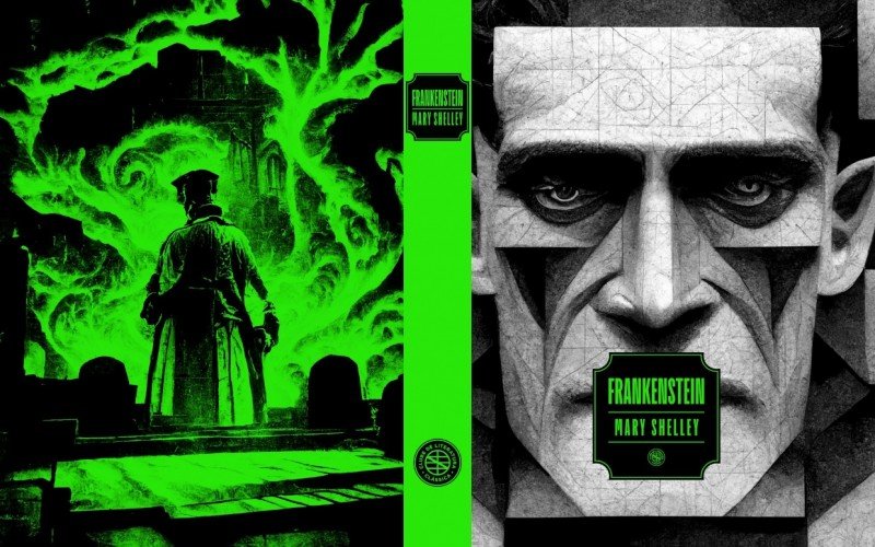 Capa do livro "Frankenstein", que estava entre os semifinalistas | Jornal NH