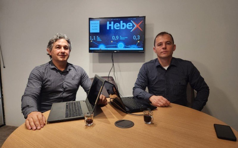 À frente da HebeX, os empresários Elias Fulcher e José Klein respondem como CFO e CEO da startup  | Jornal NH