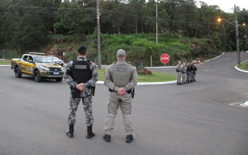 Reforço no efetivo de segurança em Gramado