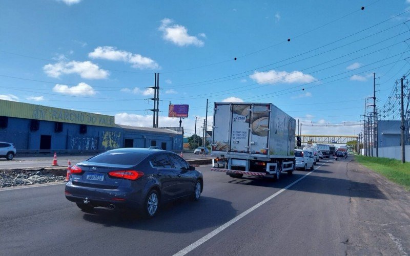 BR-116: Obras exigem atenÃ§Ã£o dos motoristas neste sÃ¡bado em trechos do Vale do Sinos 