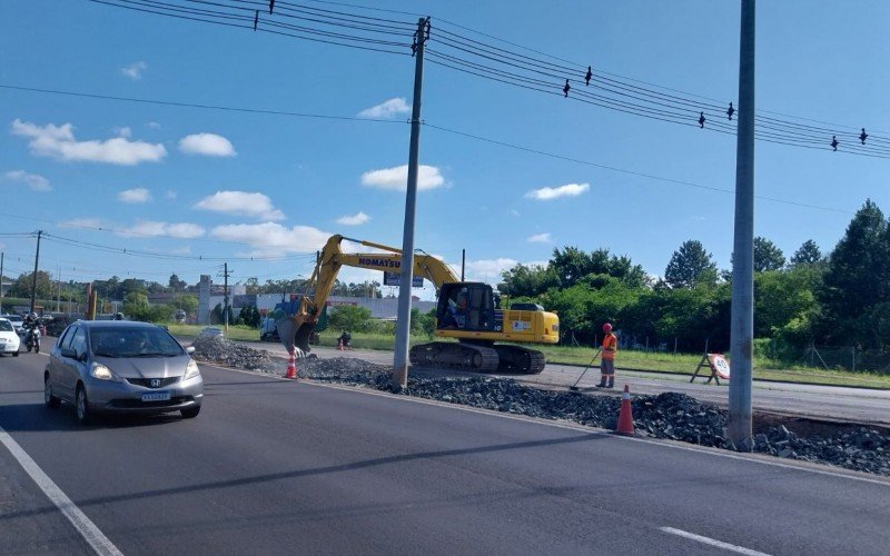 BR-116: Obras exigem atenÃ§Ã£o dos motoristas neste sÃ¡bado em trechos do Vale do Sinos 