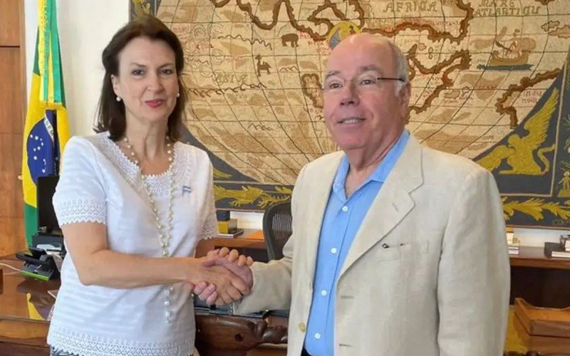 Diana Mondino e Mauro Vieira se reuniram em Brasília | Jornal NH