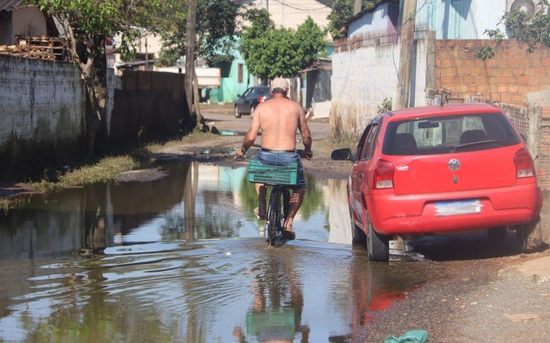 CHEIA DO SINOS: Apesar de leve recuo, Sapucaia continua com pontos inundados