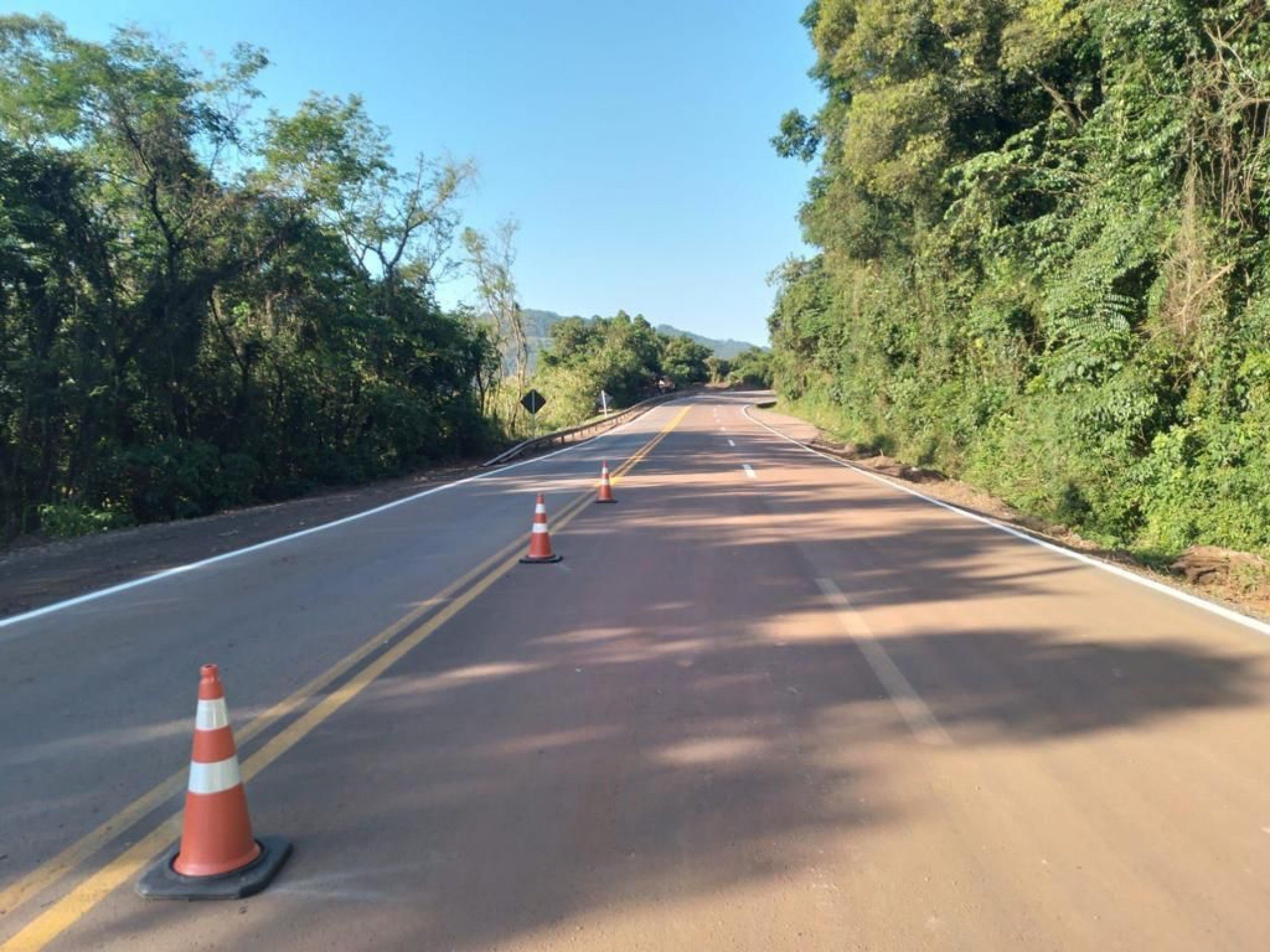 Trânsito é liberado no trecho da RS-122 entre São Vendelino e Farroupilha