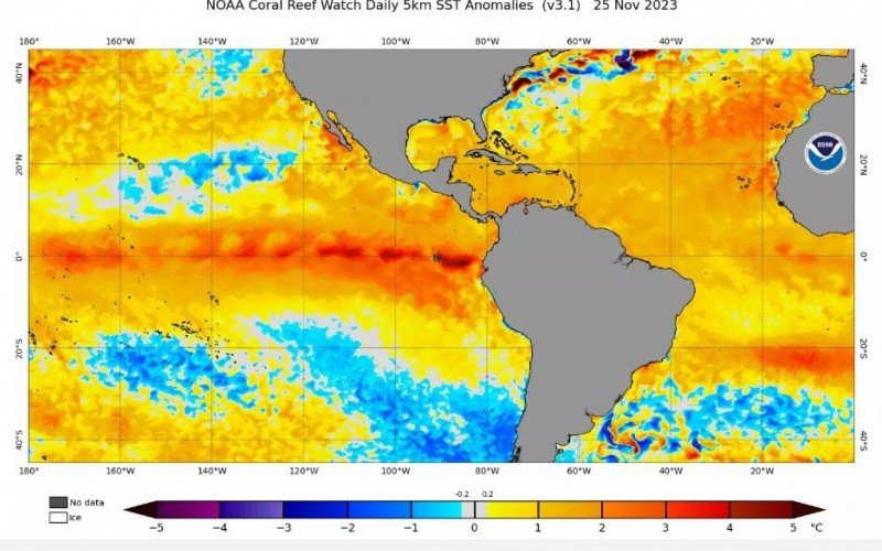 SUPER EL NIÑO: Oceano pacífico atinge o patamar do fenômeno | Jornal NH