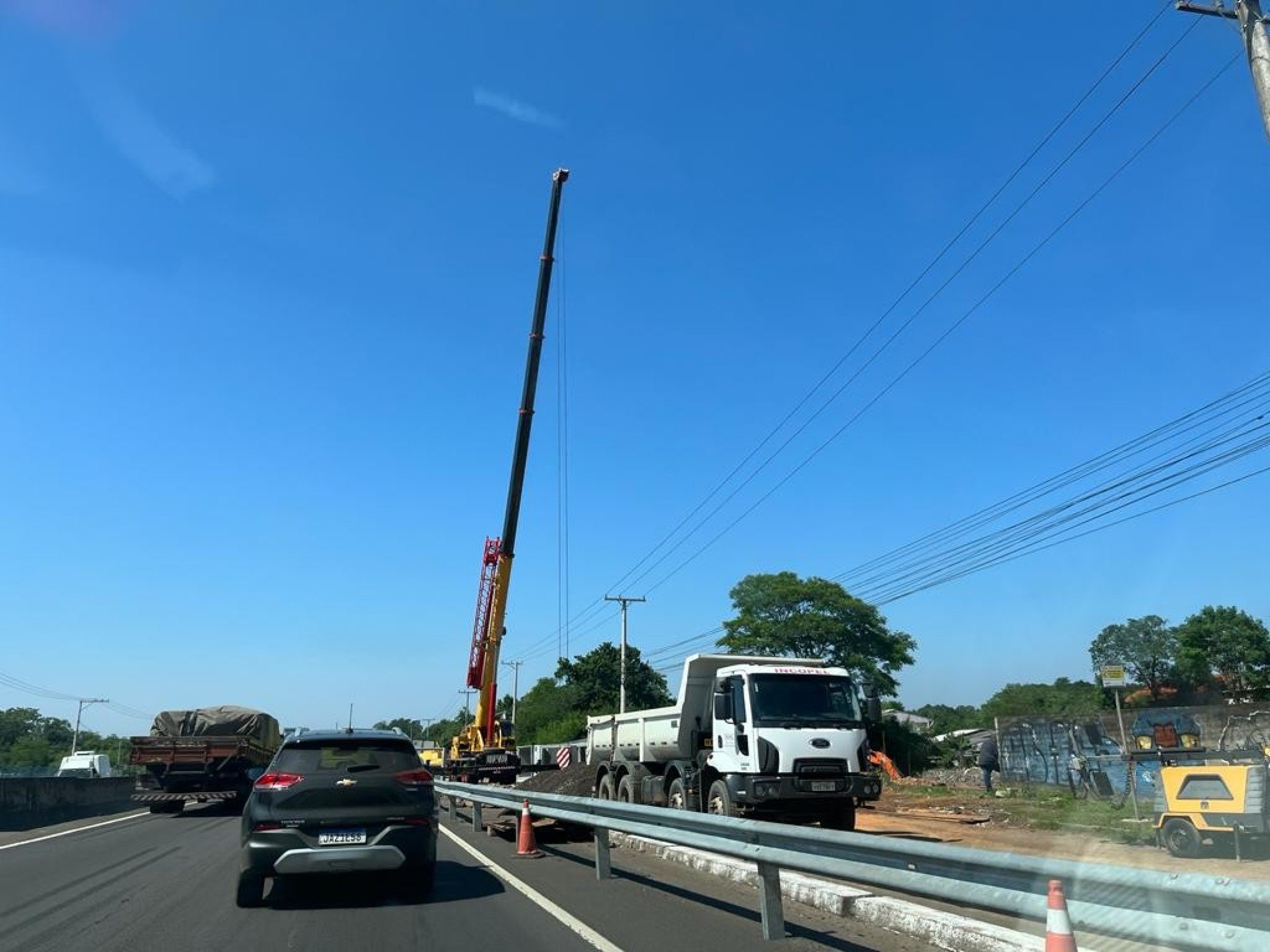 Faixas principais da BR-116 serão bloqueadas até sábado para obras em Sapucaia do Sul