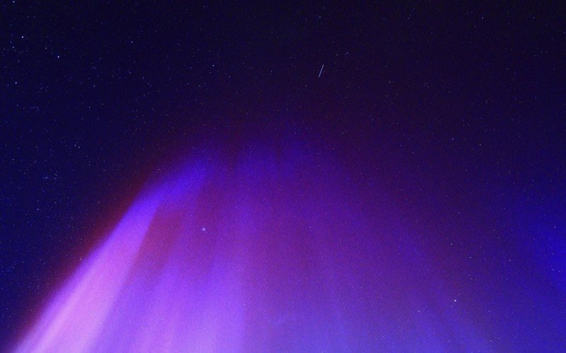 Aurora Corona vista em Nova Zelândia