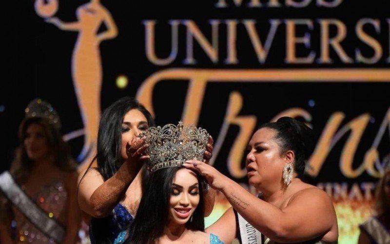 Luanna Isabelly conquistou o lugar mais alto no pÃ³dio da beleza em concurso realizado na Ãndia  