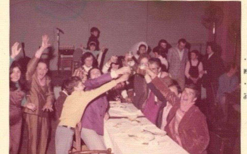 Casamento de Antonio e Maria Coller, em 1976. na Sociedade Sempre Viva