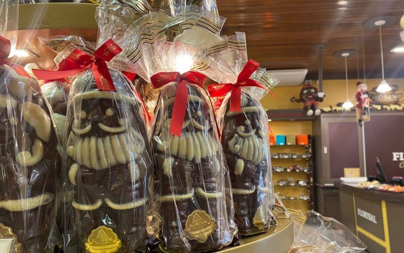 Vendas de chocolate para o Natal em Gramado