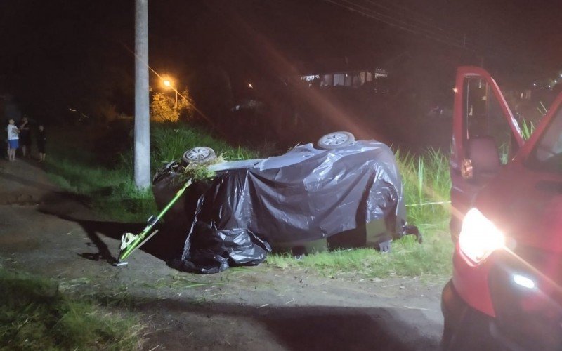 Acidente na RS-115, em Três Coroas, na noite de terça-feira (5) | Jornal NH