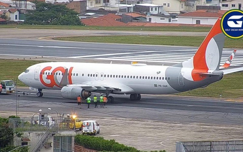 Avião da Gol ficou preso no asfalto do Aeroporto de Congonhas | Jornal NH