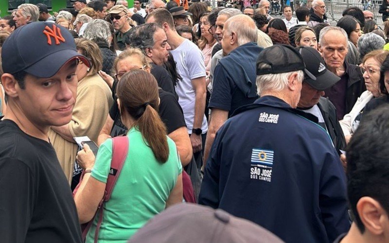 Público no entorno do Allianz Parque | Jornal NH