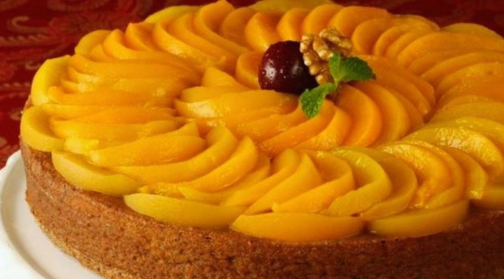 RECEITA DA ANA MARIA BRAGA: Saiba como fazer a Torta de nozes e pêssego preparada nesta terça-feira, 12 de dezembro