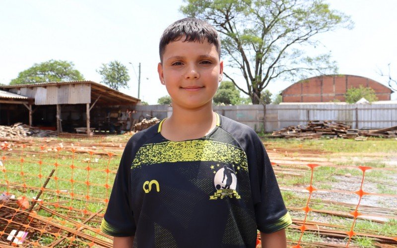  Iago Liel dos Santos Voicolesco, de 11 anos, estudante do 5Âº ano